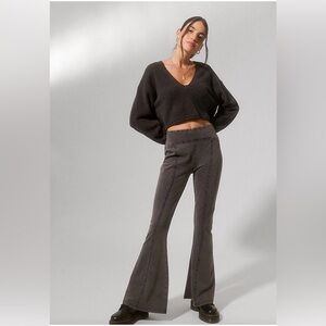 Out From Under Aria Seamed Flare Leg Pant Urban Outfitters Bell Bottom